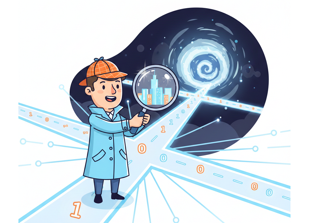 Детектив на развилке путей — метафора логического выбора между истиной и ложью