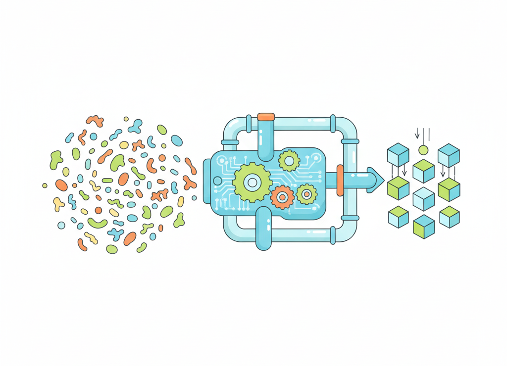 Любая обработка информации проходит через три этапа: входные данные → алгоритм обработки → результат