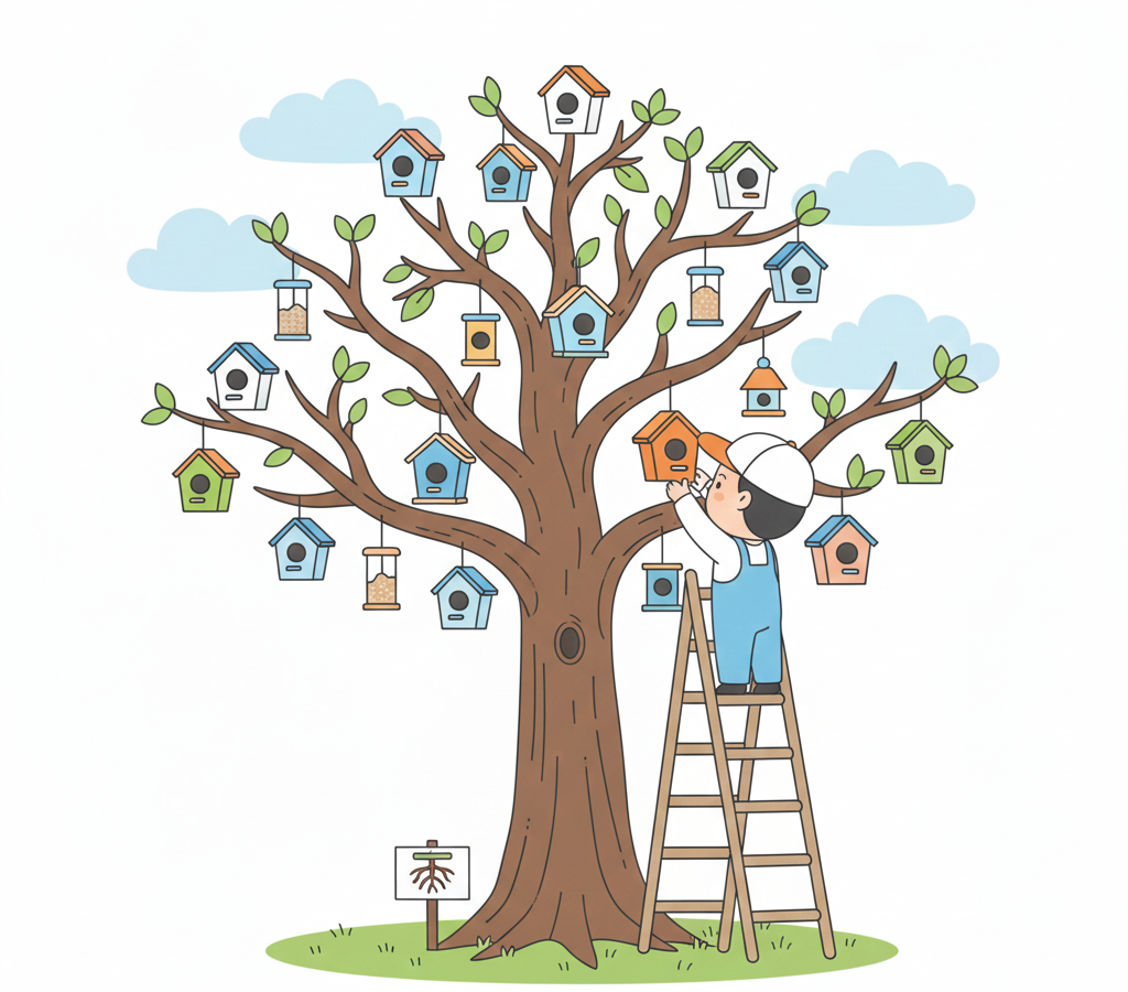 Файловая структура подобна дереву