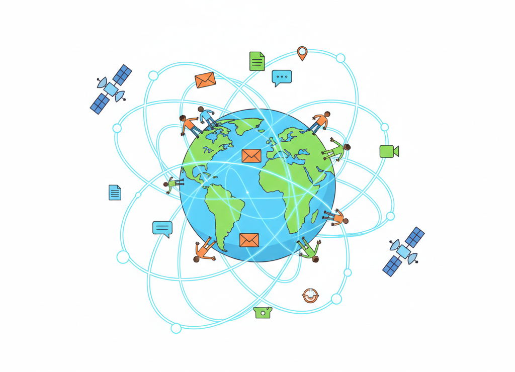 Планета, опутанная сетью связей