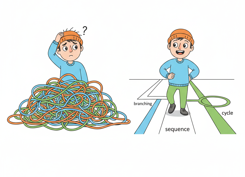От кодовых спагетти к структурированным алгоритмам