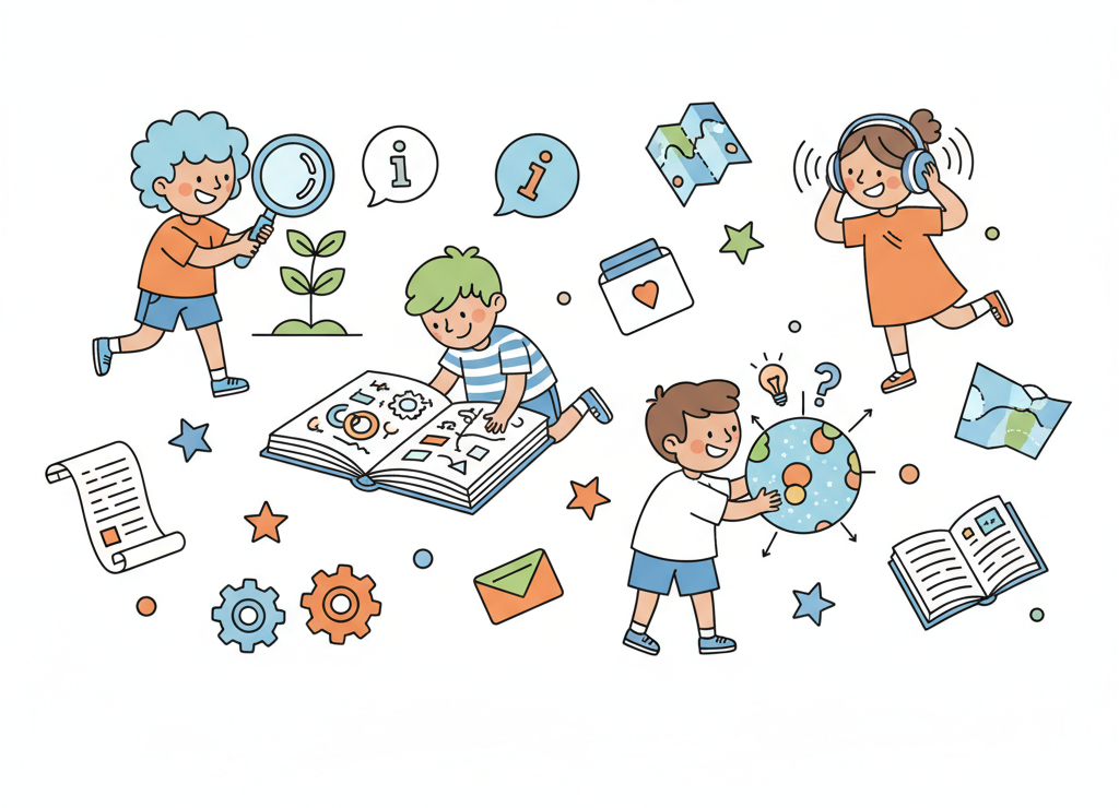 Дети-исследователи изучают мир информации