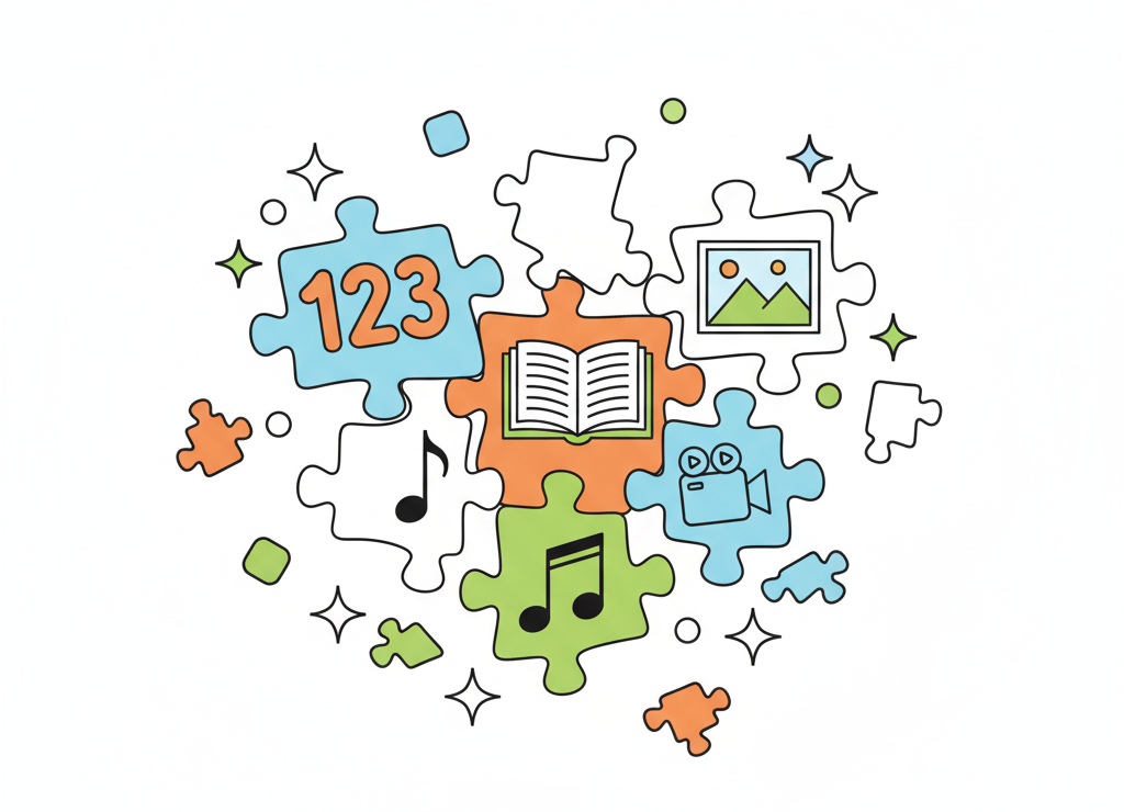 Информация — как разноцветная мозаика из разных видов