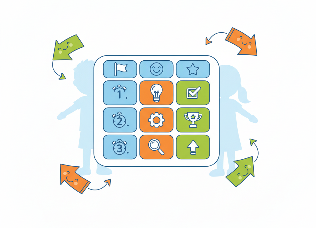 Четыре фигуры — четыре типа шагов!