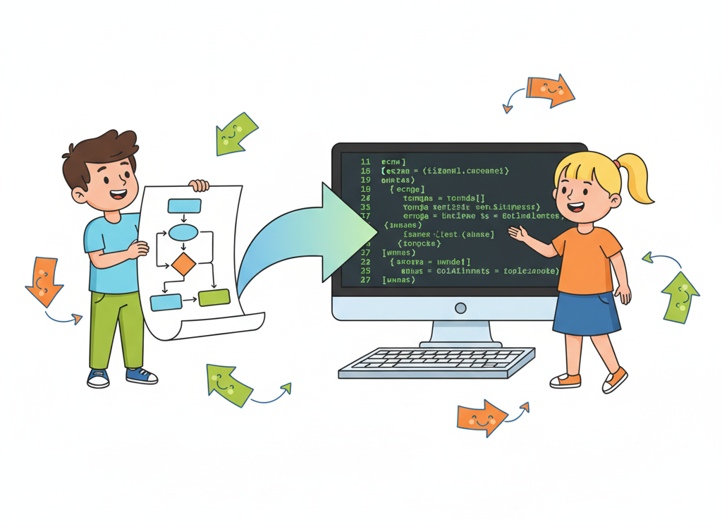 Четыре шага к созданию алгоритма!