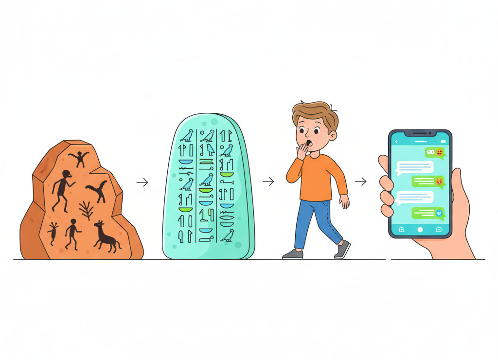 От наскальных рисунков до мессенджеров — путь длиной в тысячи лет