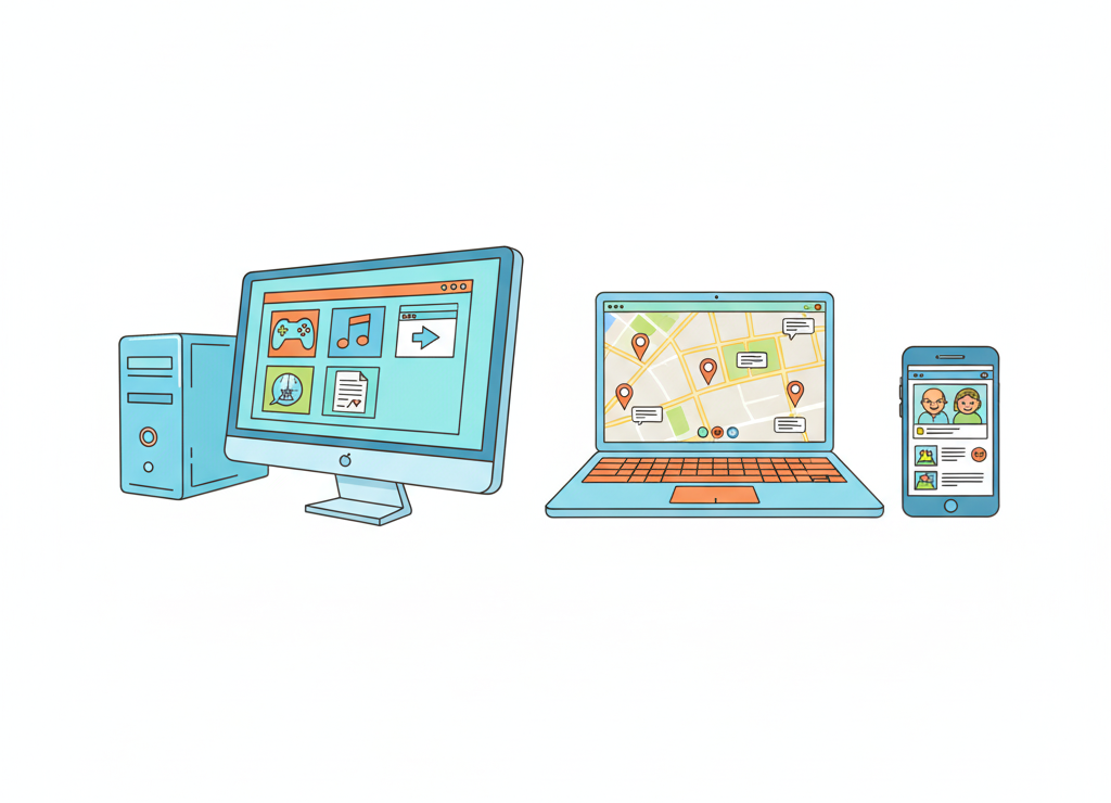 Персональные компьютеры: стационарные, мобильные и планшеты