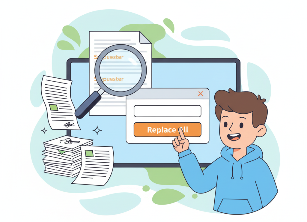 Поиск и замена — когда нужно изменить слово по всему документу за секунды