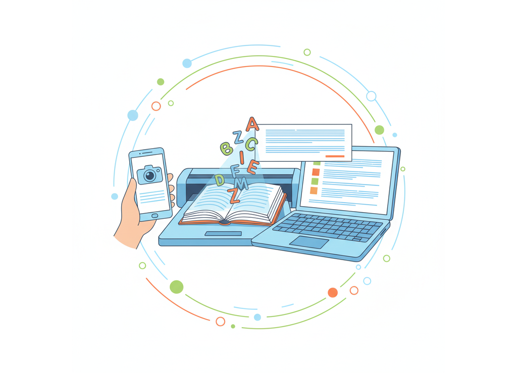 OCR превращает бумажные страницы в цифровой текст за секунды