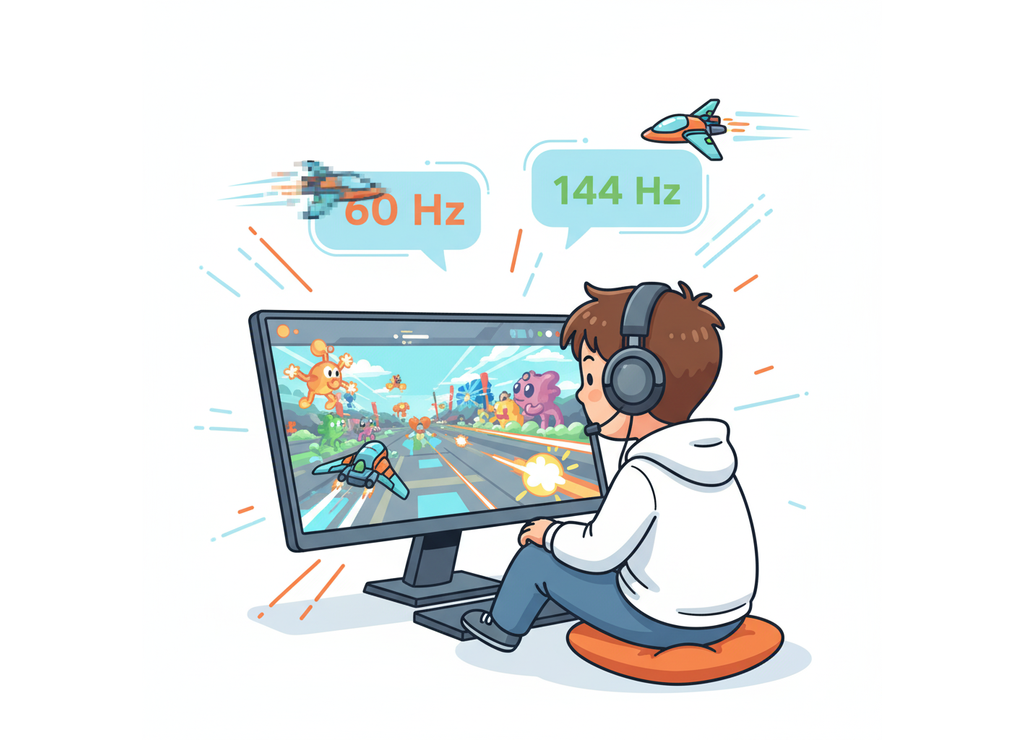 Высокая частота обновления — залог плавной картинки в играх и киберспорте