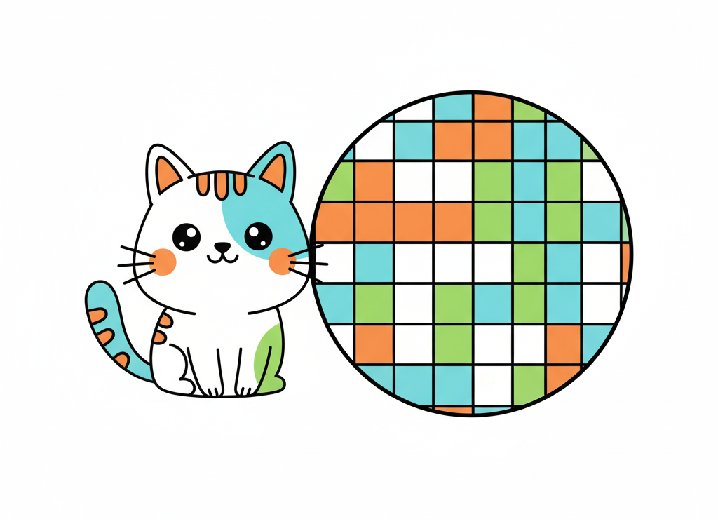 Любое растровое изображение состоит из пикселей — как мозаика из квадратиков