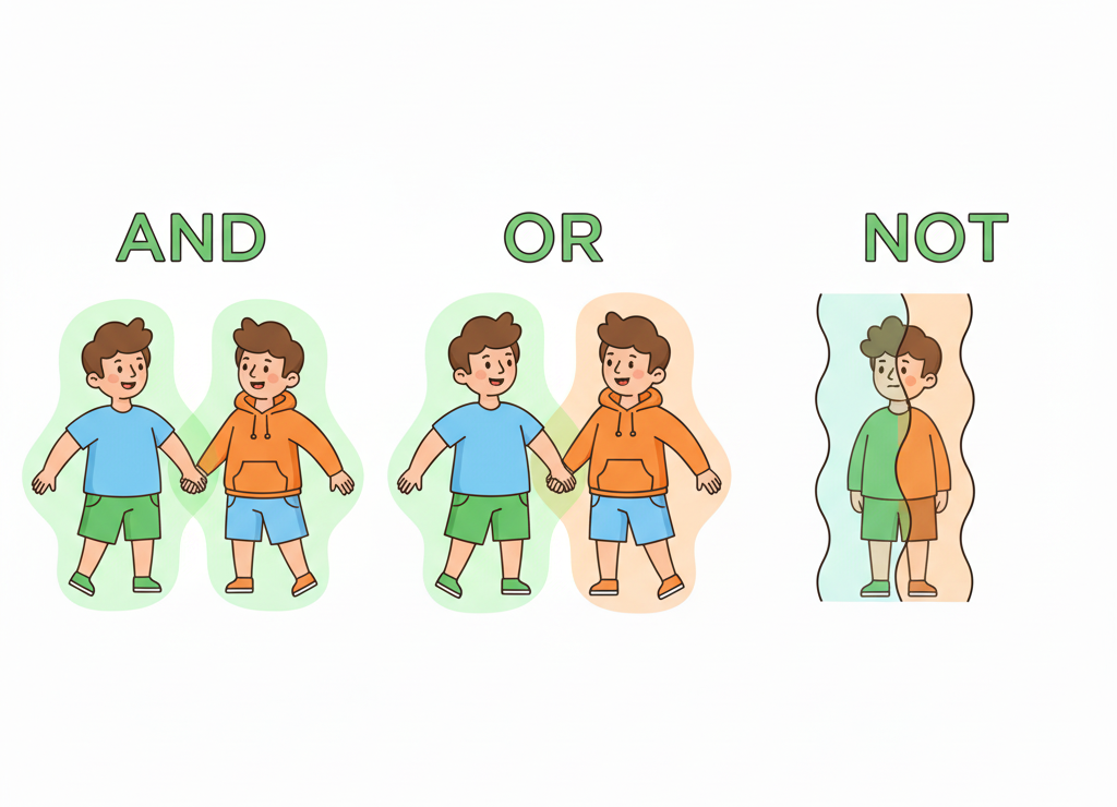 Три кита логики: И, ИЛИ, НЕ