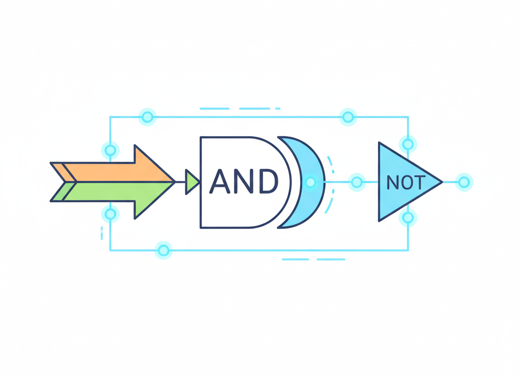Путь сигнала через логические элементы