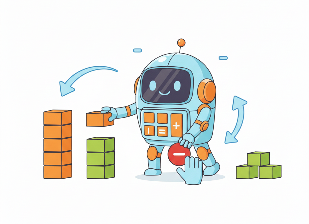 Деление через повторяющееся вычитание