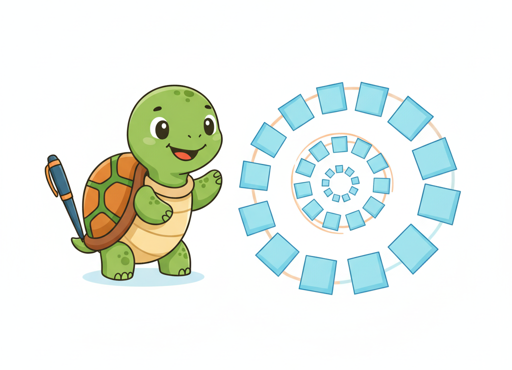 Черепаха и рекурсия — бесконечная красота в коде