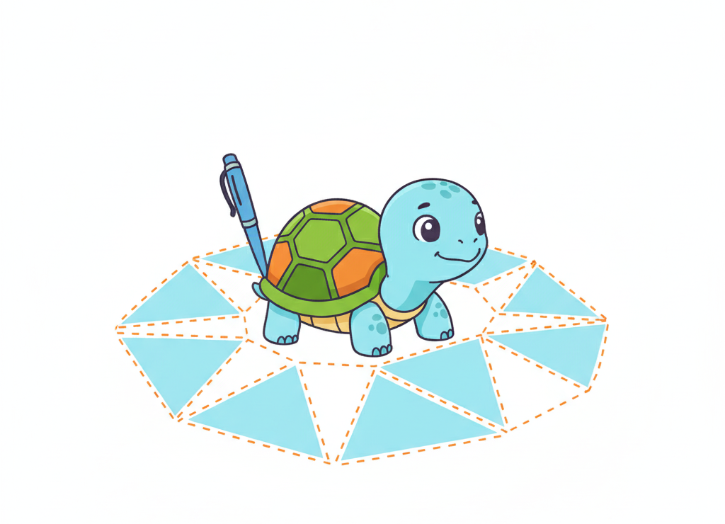 Черепаха + циклы = удивительные узоры