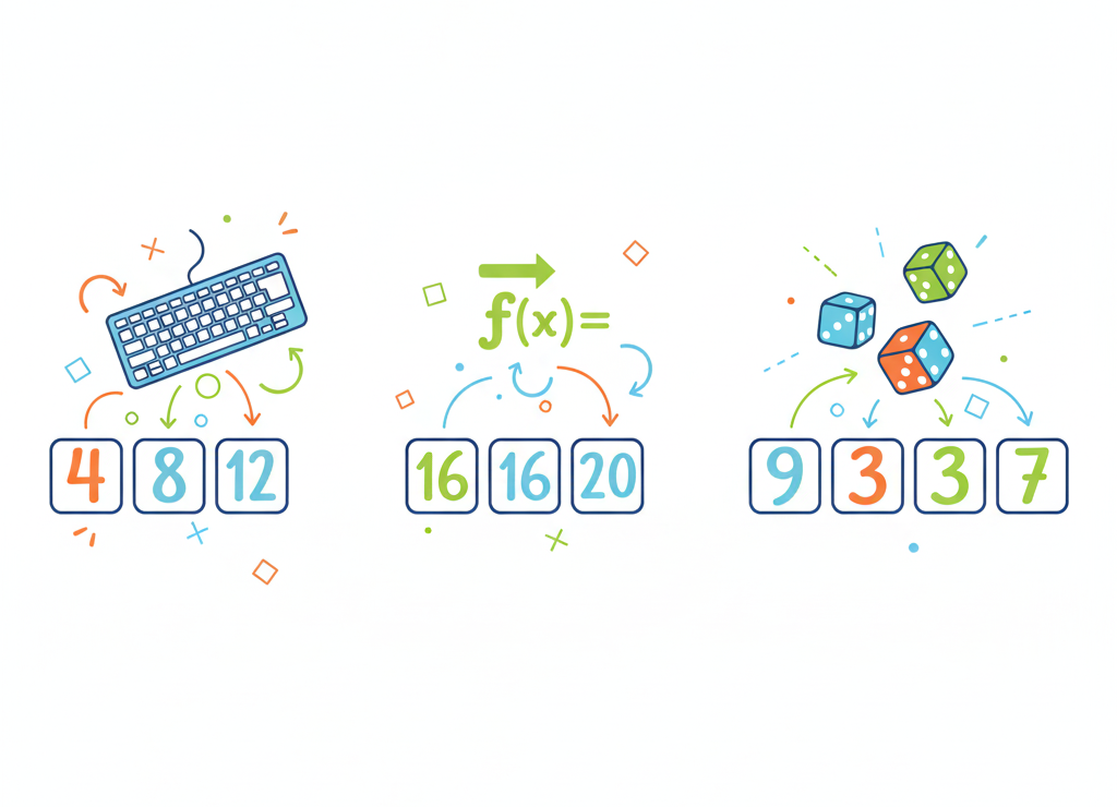 Три способа заполнения массива