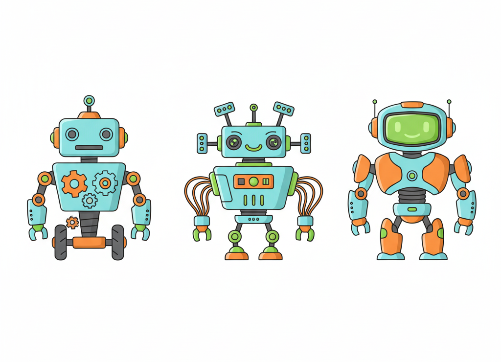 Роботы развивались от простых исполнителей до умных помощников, способных учиться